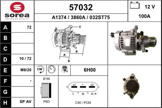 EAI 57032 - Alternateur cwaw.fr