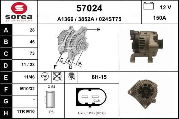 EAI 57024 - Alternateur cwaw.fr