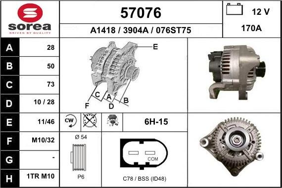 EAI 57076 - Alternateur cwaw.fr