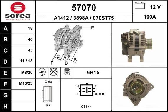 EAI 57070 - Alternateur cwaw.fr