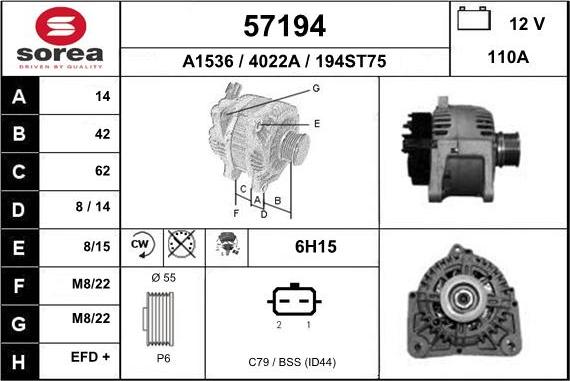 EAI 57194 - Alternateur cwaw.fr