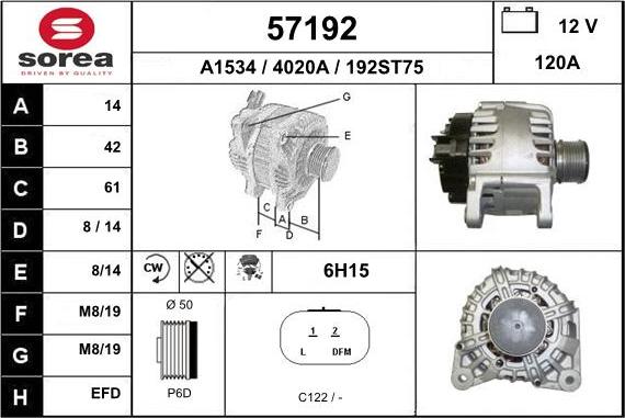 EAI 57192 - Alternateur cwaw.fr