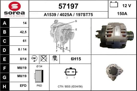 EAI 57197 - Alternateur cwaw.fr