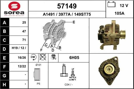 EAI 57149 - Alternateur cwaw.fr