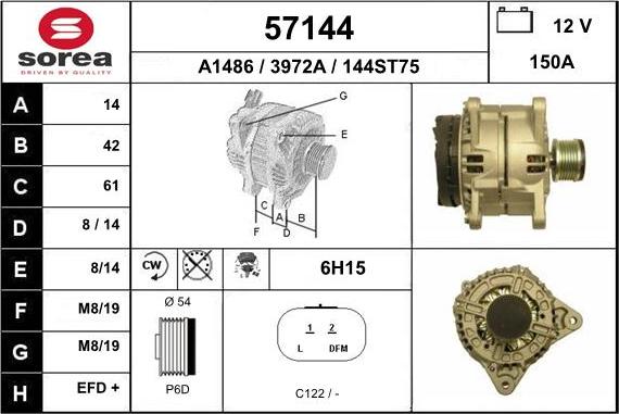 EAI 57144 - Alternateur cwaw.fr