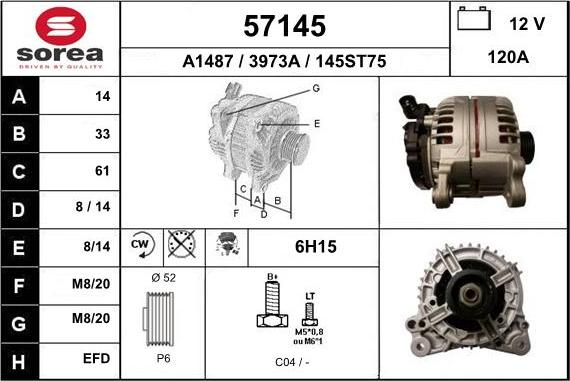 EAI 57145 - Alternateur cwaw.fr