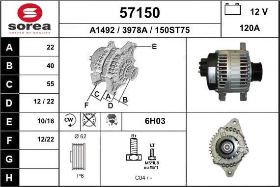 EAI 57150 - Alternateur cwaw.fr