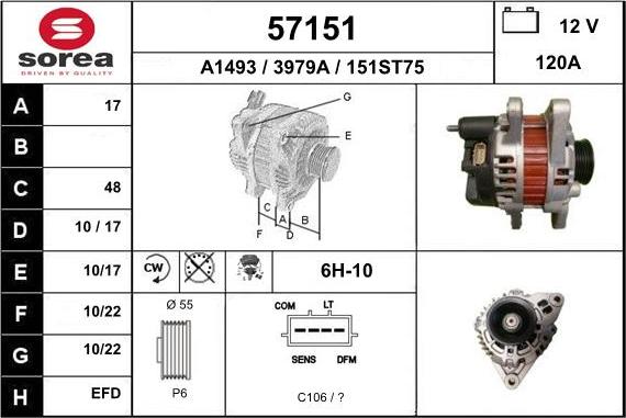 EAI 57151 - Alternateur cwaw.fr