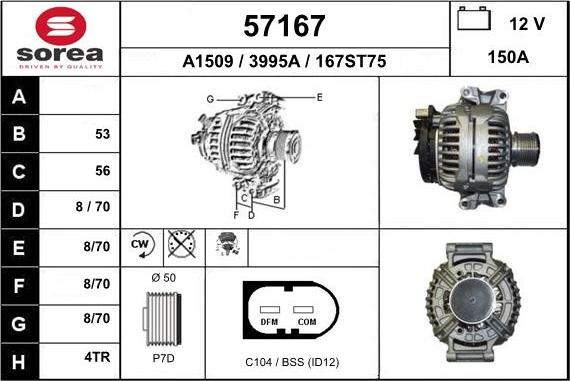 EAI 57167 - Alternateur cwaw.fr