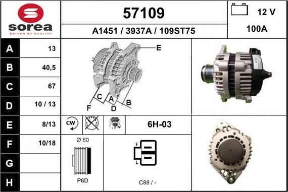 EAI 57109 - Alternateur cwaw.fr