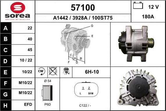 EAI 57100 - Alternateur cwaw.fr