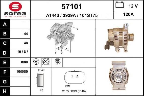 EAI 57101 - Alternateur cwaw.fr