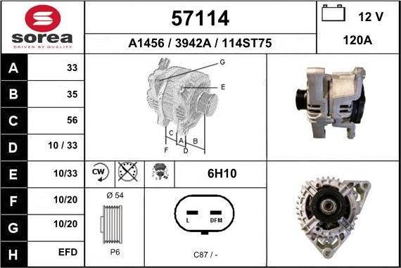 EAI 57114 - Alternateur cwaw.fr