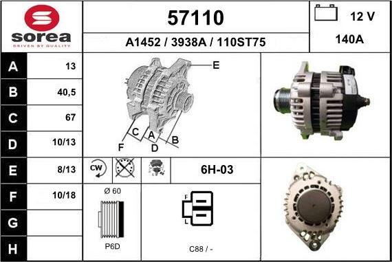 EAI 57110 - Alternateur cwaw.fr