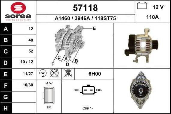 EAI 57118 - Alternateur cwaw.fr