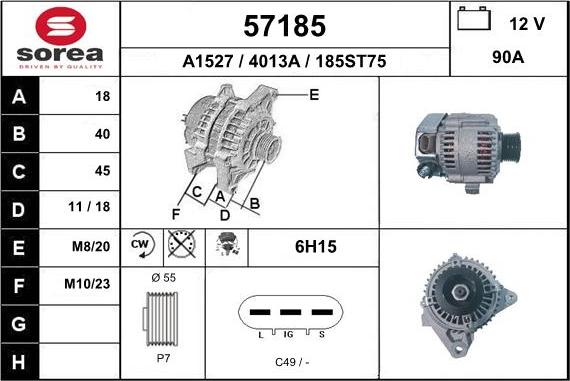 EAI 57185 - Alternateur cwaw.fr