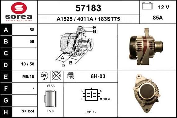 EAI 57183 - Alternateur cwaw.fr