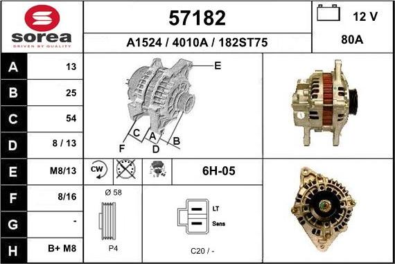 EAI 57182 - Alternateur cwaw.fr