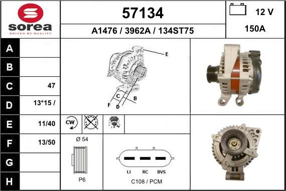 EAI 57134 - Alternateur cwaw.fr