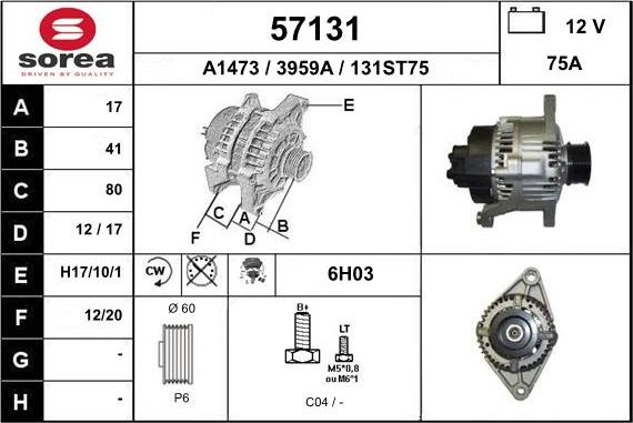 EAI 57131 - Alternateur cwaw.fr