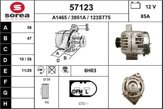 EAI 57123 - Alternateur cwaw.fr