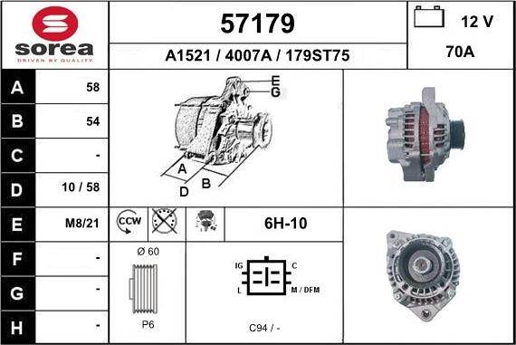 EAI 57179 - Alternateur cwaw.fr