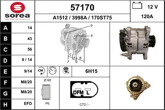 EAI 57170 - Alternateur cwaw.fr