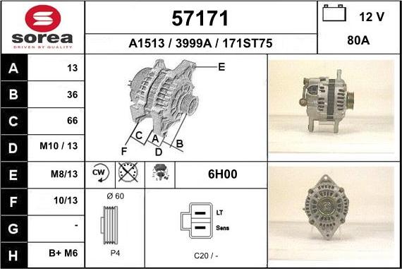 EAI 57171 - Alternateur cwaw.fr