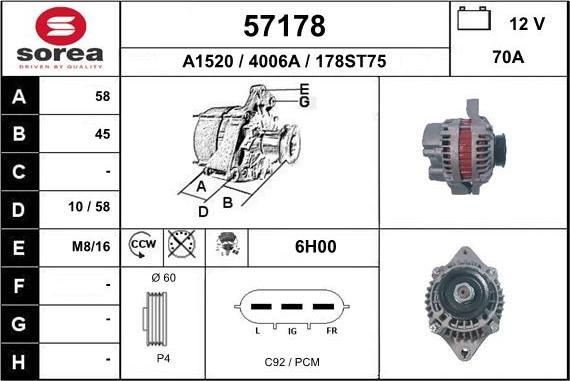 EAI 57178 - Alternateur cwaw.fr