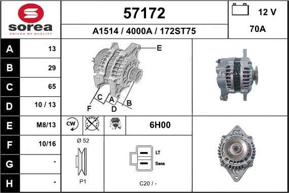 EAI 57172 - Alternateur cwaw.fr