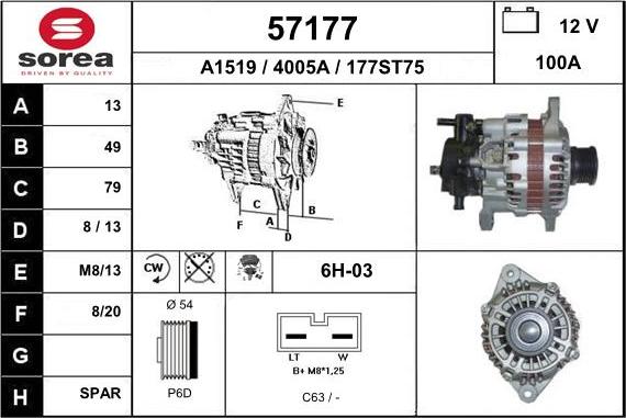 EAI 57177 - Alternateur cwaw.fr