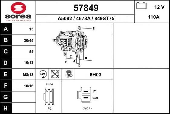 EAI 57849 - Alternateur cwaw.fr