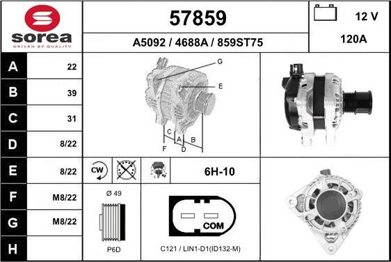 EAI 57859 - Alternateur cwaw.fr