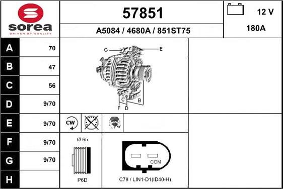 EAI 57851 - Alternateur cwaw.fr