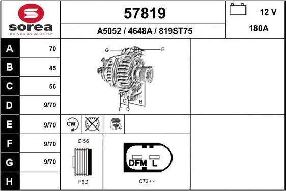 EAI 57819 - Alternateur cwaw.fr