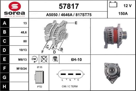 EAI 57817 - Alternateur cwaw.fr