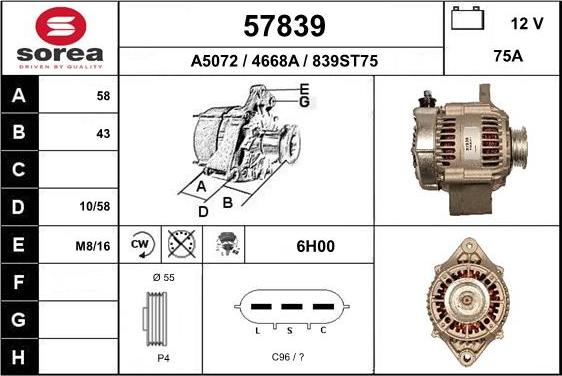 EAI 57839 - Alternateur cwaw.fr