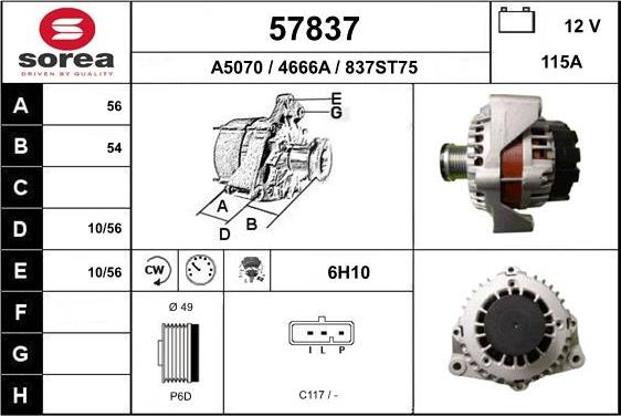 EAI 57837 - Alternateur cwaw.fr