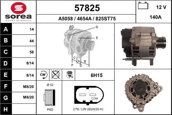 EAI 57825 - Alternateur cwaw.fr