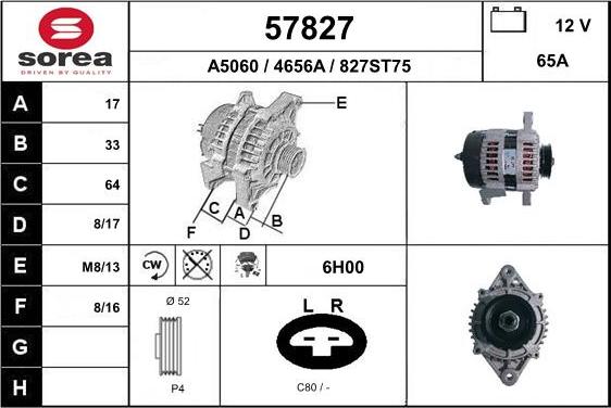 EAI 57827 - Alternateur cwaw.fr