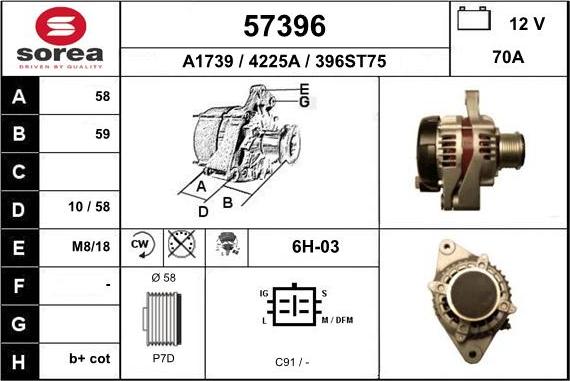 EAI 57396 - Alternateur cwaw.fr