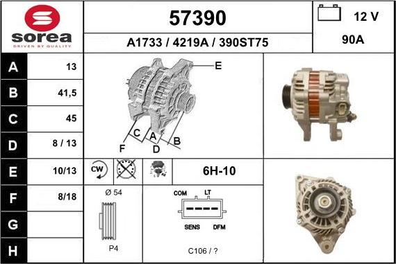 EAI 57390 - Alternateur cwaw.fr