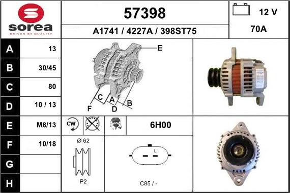 EAI 57398 - Alternateur cwaw.fr