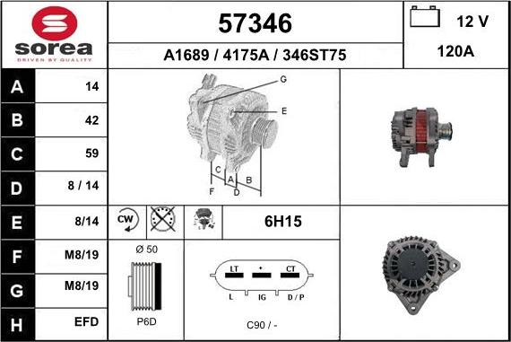 EAI 57346 - Alternateur cwaw.fr