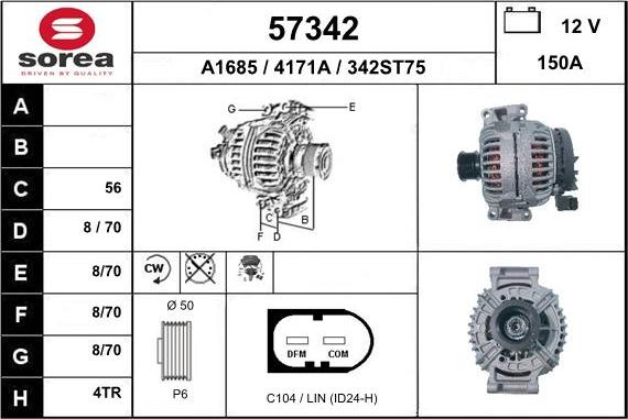 EAI 57342 - Alternateur cwaw.fr