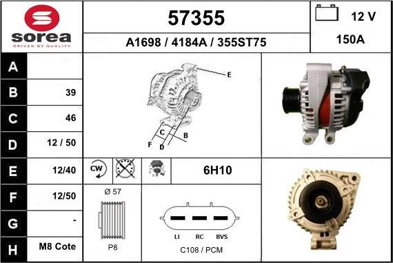 EAI 57355 - Alternateur cwaw.fr