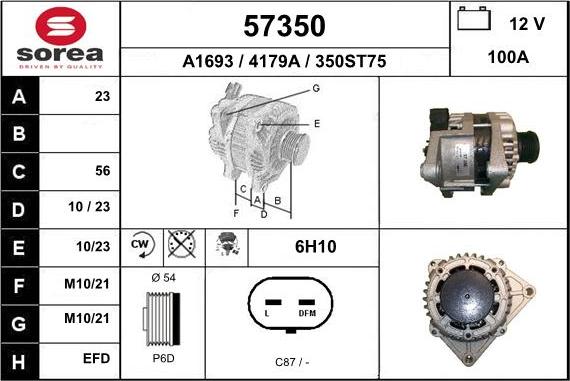 EAI 57350 - Alternateur cwaw.fr