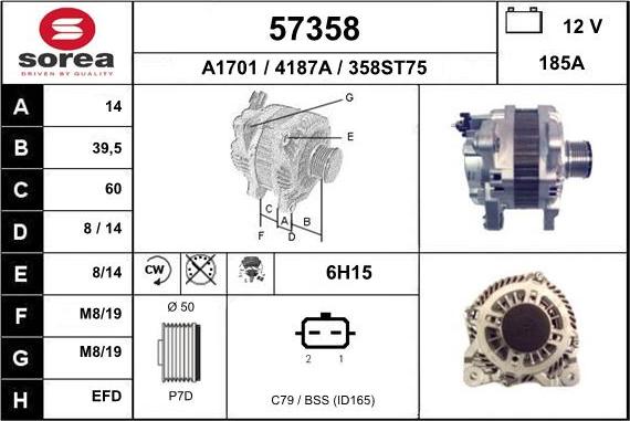 EAI 57358 - Alternateur cwaw.fr