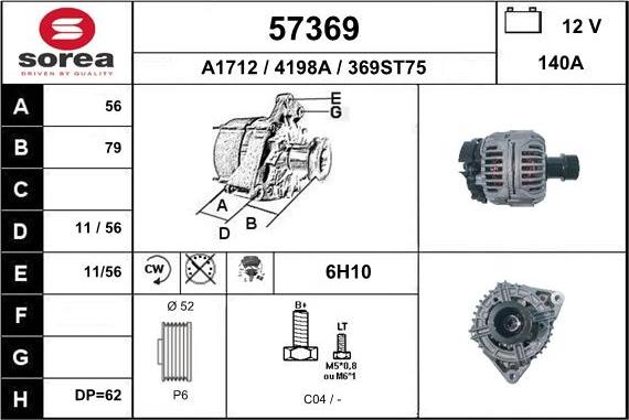 EAI 57369 - Alternateur cwaw.fr