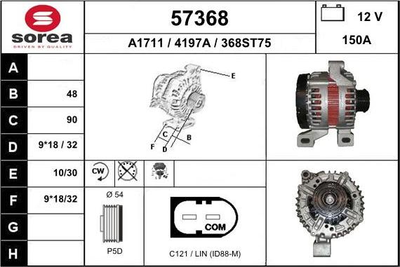 EAI 57368 - Alternateur cwaw.fr